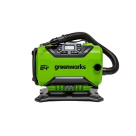 купить Компрессор автомобильный аккумуляторный Greenworks ACG30124V / 12V (от сети автомобиля) без АКБ и ЗУ в Алматы