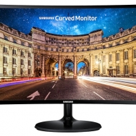 купить Монитор 23.5* SAMSUNG C24F390FHI VA 1920x180 16:9 60Hz 178&deg;x178&deg; 4мс 250 кд/м2 3000:1 Curved 1800R D-Sub HDMI Черный LC24F390FHIX/RU в Алматы фото 1