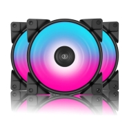 Купить Комплект вентиляторов для корпуса PCCooler Halo ARGB, 3x12cm, 4pin, 1000-2000rpm, 72CFM, 29.1dB в Алматы