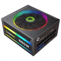 купить Блок питания Gamemax RGB 550W Rainbow (Gold) в Алматы фото 2