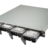 купить Сетевой RAID-накопитель Qnap TS-432XU-RP-2G, 4 отсека 3,5*/2,5*, 2 порта 10 GbE SFP+, стоечное исполнение, 2 блока питания. ARM Cortex-A57 Annapurna Labs AL-324 1,7 ГГц, 2 ГБ DDR4. Направляющие в комплект поставки не входят. в Алматы фото 1