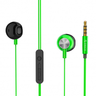 купить Наушники-вкладыши ORICO SOUNDPLUS-RM3-GR <3.5mm, 1.2m, Green, металлические> в Алматы фото 1