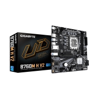 купить Материнская плата GIGABYTE B760M H V2, LGA1700, B760, HDMI+DP, 2xDDR5, M.2, 4xSATA, MATX в Алматы фото 3