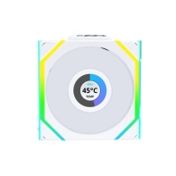 Купить Вентилятор для корпуса Lian Li UNI FAN SL WIRELESS LCD Rev. Blade 3x120mm White G99.12RSLLCD1W3W.0 Алматы