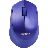 купить Мышь беспроводная Logitech M330 910-004910 Silent Plus Blue (синяя, оптическая, 1000dpi, 2.4 GHz/USB-ресивер, бесшумная, под правую руку) в Алматы