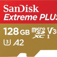 купить SanDisk Extreme Plus microSDXC 128GB + SD Adapter + Rescue Pro Deluxe 170MB/s A2 C10 V30 UHS-I U3; EAN: 619659169510 в Алматы фото 1