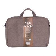 купить Сумка для ноутбука, Deluxe, Paris NEW 15.6* (DLNB-102 Brown), 15.6*, Лёгкая, Прошитые ручки, Внешнее отделение на молнии, Органайзер, 1 внутреннее отделение яркого цвета, Уплотнённые стенки, Полиэстер, Коричневый в Алматы фото 1