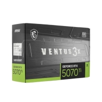 купить Видеокарта MSI GeForce RTX 5070Ti 16G VENTUS 3X OC, 16Gb GDDR7 256-bit 1xHDMI 3xDP в Алматы фото 5