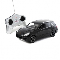купить Радиоуправляемая машина, RASTAR, 46100B, 1:24, Porsche Cayenne Turbo, Пластик, 27 Mhz, Чёрный в Алматы фото 1