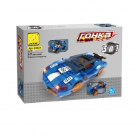 купить Игровой конструктор, Ausini, 25621, Гонки, Гоночный автомобиль Cobra 3в1, 317 деталей, Цветная коробка в Алматы фото 1