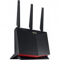 купить Двухдиапазонный игровой маршрутизатор ASUS RT-AX86U:совместимость с PS 5, AiMesh, 2.5G Ethernet,Adaptive OoS в Алматы фото 1