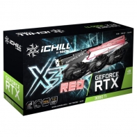 купить Видеокарта Inno3D GeForce RTX3060 Ti ICHILL X3 RED LHR 8Gb GDDR6 HDMI 3xDP C306T3-08D6X-1671VA39H в Алматы фото 3