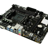 купить Материнская плата AM4 Biostar B45M2 (B350) <mATX, 2xDDR4, VGA, HDMI, M.2 PCIe, USB2.0 F4/R2, USB3.0 F2/R4, USB3.1 R2, GbE LAN> в Алматы фото 1