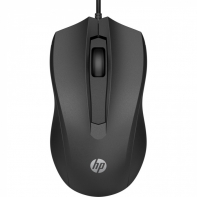 Купить Мышь оптическая проводная HP 6VY96AA 100 Black, USB-A Алматы