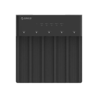 купить Док-станция HDD 2.5/3,5* ORICO 6558US3-C-(EU)-BK <USB3.0, Cable 1m, 12V4A, BLACK, Max 50TB> в Алматы фото 3