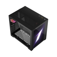 купить Корпус 1Stplayer Steampunk SP7 Emotion View, Midi Tower, ATX, Black, 2x3.5*/2x2.5*, 2xUSB, USB-C в Алматы фото 2