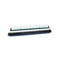 купить Hyperline PP3-19-24-8P8C-C5E-110D Патч-панель 19", 1U, 24 порта RJ-45, категория 5e, Dual IDC, ROHS в Алматы фото 1