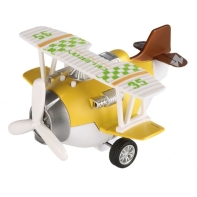 Купить Самолет металический инерционный Same Toy Aircraft желтый SY8016AUt-1 Алматы