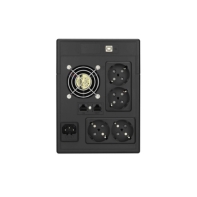 купить UPS Volta  Active 1500 LED, 900W, 2x12V/9Ah, 4 розет., LED,  AVR, USB, RJ-45,  Black в Алматы фото 2