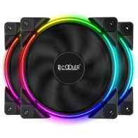 купить Вентилятор для корпуса PCCooler CORONA 3-IN-1 FRGB KIT 3x120mm 1000-2000 ± 10% RPM  Black в Алматы фото 1