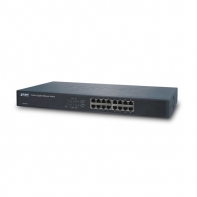 купить Коммутатор, Planet, GSW-1601, 19-дюймовый стоечный, 16 портов 10/100/1000М RJ45, Корпус металл, 1U в Алматы фото 1