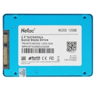 купить Твердотельный накопитель SSD 120Gb, SATA 6 Gb/s, Netac N535S, 2.5", 3D QLC, 510R/440W в Алматы фото 2