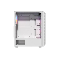 купить Корпус Wintek Mars PS195-6-M-W TG, ATX/Micro ATX, USB 1*3.0/2*2.0, 0,45mm, 4*12cm ARGB fan (контроллер   пульт д/у в комплекте), белый в Алматы фото 3