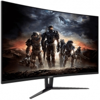 купить Монитор ЖК 31.5* GameMax GMX32CEWQ <2560 x 1440, LED, 144Hz, 1ms, колонки 3Wx2, изогнутый, hdmi, dvi, displayport, BLACK> в Алматы фото 2