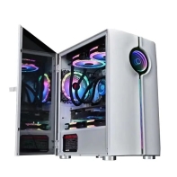 купить Корпус Wintek Baiterek 330-W TG, ATX/Micro ATX, USB 2*3.0/1*2.0, HD-Audio Mic, 0,5 mm,1*12cm ARGB в Алматы фото 3