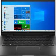 купить Ноутбук HP 15-eu0016ur HP ENVYx360 Touch 15.6 FHD IPS AMD Ryzen&trade; 7 5700U/16Gb/SSD 1000Gb/AMD Radeon&trade; Graphics/Win10/Nightfall black(4E0U9EA#ACB) в Алматы фото 1