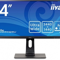 купить Монитор LCD 34** 21:9 3440х1440 IPS, nonGLARE, 320cd/m2, H178&deg;/V178&deg;, 1000:1, 80М:1, 1,07B Color, 5ms, HDMIx3, DP, USB-Hub, Height adj., Pivot, Tilt, HAS, Speakers, Swivel, 3Y, Black в Алматы фото 1