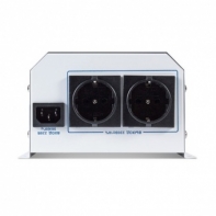 купить Стабилизатор (AVR), SVC, AVR-1000-W, Мощность 1000ВА/1000Вт, LED-дисплей, Диапазон работы AVR: 140-280В, 2 вых.: Shuko CEE7, Длина кабеля 1.2 м., Белый в Алматы фото 2