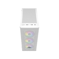 купить Компьютерный корпус FSP CMT196W, Без БП, 1xUSB3.0/2xUSB2.0, 4x ARGB 120mm, Glass, White, ATX в Алматы фото 2