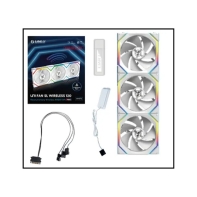 купить Вентилятор для корпуса Lian Li UNI FAN SL WIRELESS 120 3x120mm wit controller White G99.12RSL1W3W.00 в Алматы фото 3