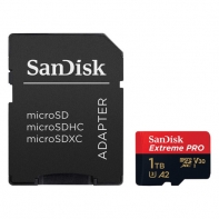 купить SanDisk Extreme Pro microSDXC 1TB + SD Adapter + Rescue Pro Deluxe 170MB/s A2 C10 V30 UHS-I U4 в Алматы фото 1