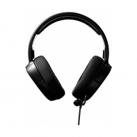 купить Наушники, Steelseries, Arctis 1, 61427, Игровая гарнитура, Микрофон выдвижной гибкий, Динамики 50 мм, 30 мВт, 3.5 Mini Jack   адаптер 2*3.5 Mini Jack для аудио и микрофона, Чёрный в Алматы фото 3