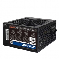 купить БП 500W Sohoo ATX-500 12CM FAN, ATX, Кабели: 20+4P, 4+4P, 2*IDE, 4*SATA, 1*PCI-E6P (Кабель питания 1,5 м) в Алматы фото 1