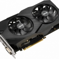 купить Видеокарта ASUS GeForce GTX1660Ti 6GB GDDR6 19bit 2xHDMI 2xDP HDCP DUAL-GTX1660-6G-EVO в Алматы фото 1