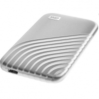 купить Внешний SSD диск 1Tb, WD My Passport WDBAGF0010BSL-WESN, USB Type-C/3.2, Silver в Алматы фото 2