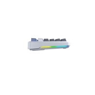 купить Клавиатура AULA F87, mechanical, Gray Wood V3 switch, 87 keys EN/RU, 2.4/BT/cable, White-grey-blue в Алматы фото 3