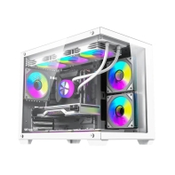 Купить Компьютерный корпус DarkFlash B275 PRO, White, mATX в Алматы