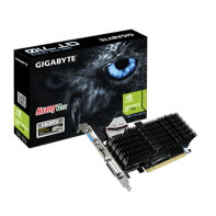 купить Видеокарта, Gigabyte, GT710 1G 64bit (GV-N710SL-1GL) 4719331316488, sDDR3, 64B, CRT, DVI, HDMI, Цветная коробка в Алматы фото 1