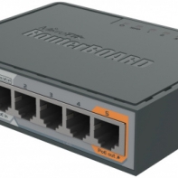 Купить Сетевой Маршрутизатор MikroTik RB760iGS hEX S with Dual Core 880MHz MHz CPU, 256MB RAM, 5 GB LAN Алматы