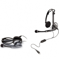 купить Наушники-гарнитура проводная Plantronics AUDIO 400 DSP, черный в Алматы фото 3