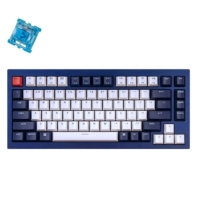 Купить Клавиатура Keychron Q1-O2 Blue Knob Blue Switch RGB Hot-Swap Gateron G pro Mechanical Q1O2_Keychron Алматы