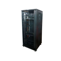 купить Шкаф 19* Business, 42U 600x800, черный, передняя дверь стекло, задняя дверь распашная металл в Алматы фото 3