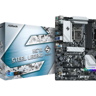 купить Материнская плата ASRock H570 STEEL LEGEND LGA1200 4xDDR4 6xSATA RAID 2xUM.2 HDMI DP ATX в Алматы фото 1