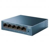 купить Коммутатор GbE  5-портовый Tp-Link TL-LS105G LiteWave <5-Port 100/1000Mbps, Green Technology, 802.3X Flow Control, 802.1P/DSCP QoS, IGMP Snooping, настольный, металический корпус> в Алматы фото 1