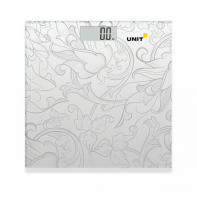 купить Весы напольные электронные UNIT UBS-2053, стекло, 180кг. 100гр. (Цвет: Светло-Серый) в Алматы фото 1