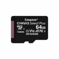 Купить Карта памяти Kingston 64GB microSDXC Canvas Select Plus 100R A1 C10 Single Pack w/o Adapter, SDCS2/64GBSP Алматы